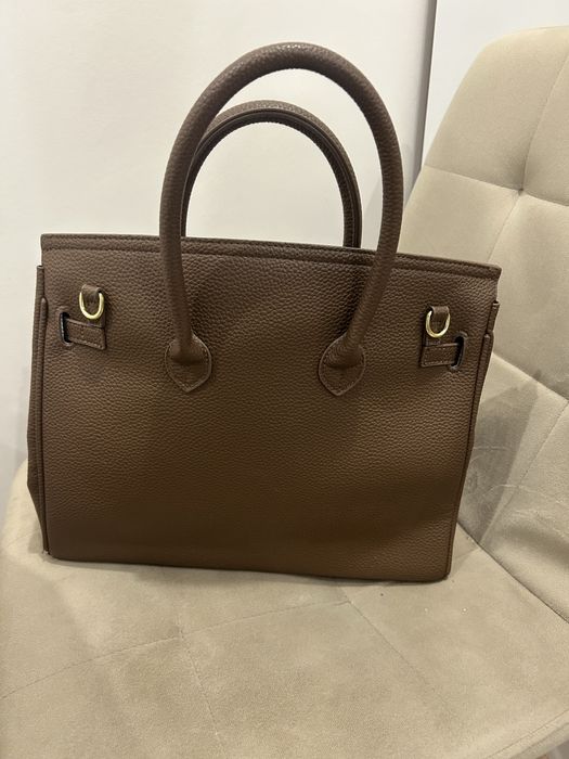 Сумка коричневая hermes,под люкс