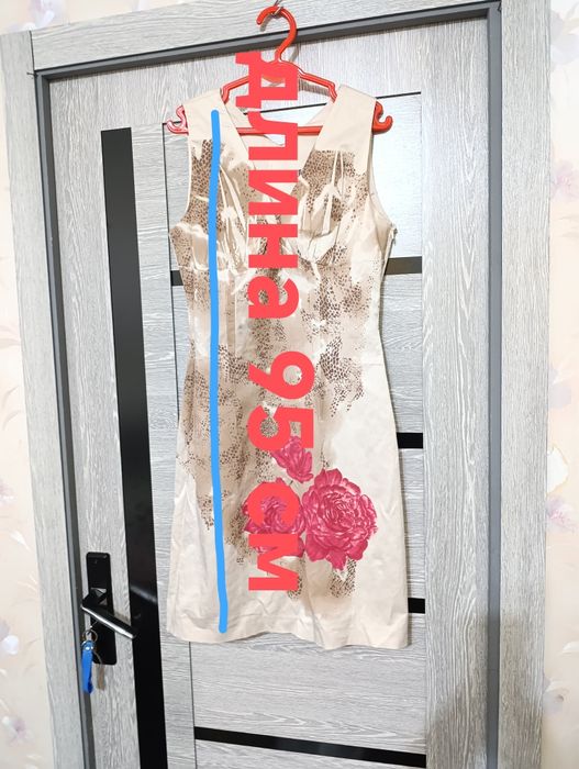 Платье модное летнее женское без рукавов как сарафан Иранский