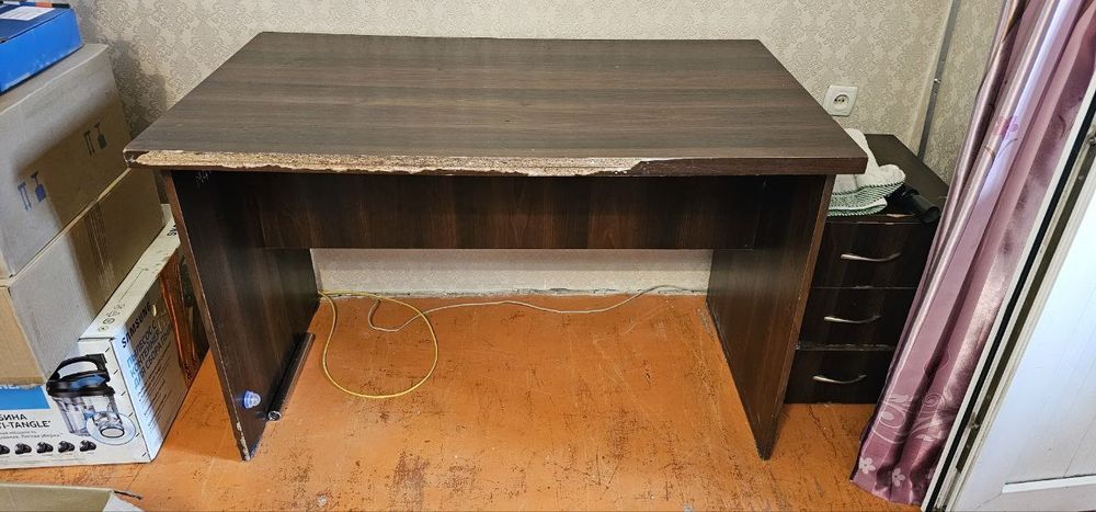 Офисный стол 120x70x75 (с тумбой)