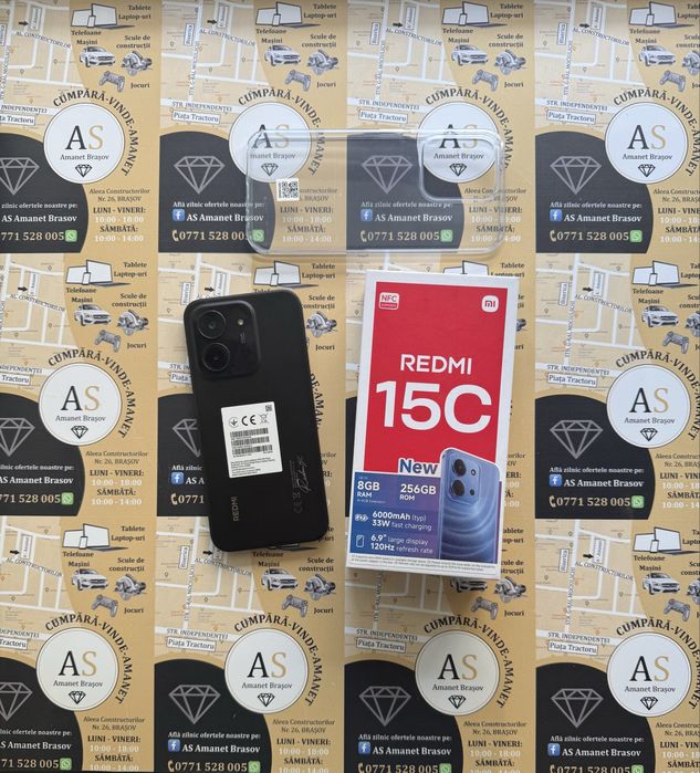 Xiaomi Redmi 15C 5G 256Gb Black la cutie