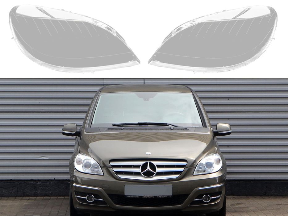 Стъкла за фарове на Mercedes B-Class W245 Facelift