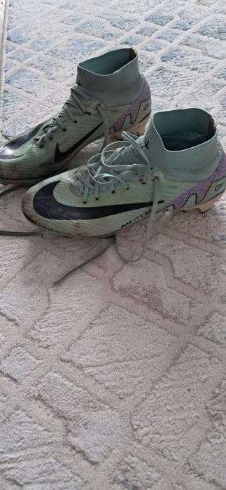 Бутсы MERCURIAL берюзовые