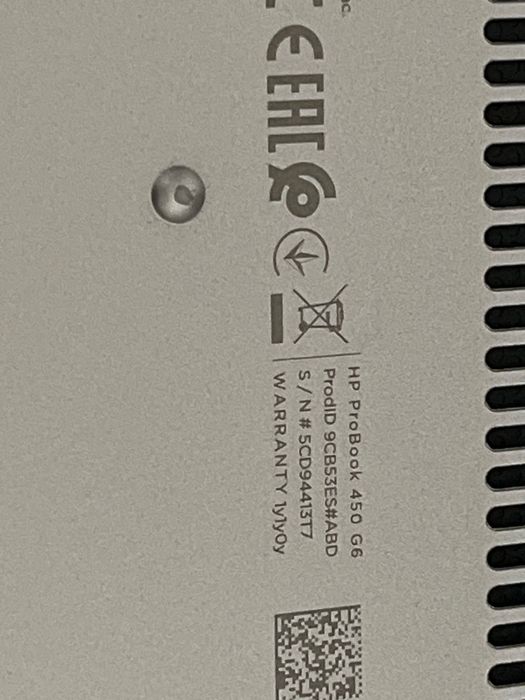 HP ProBook 450 G6  / i5 Gen 8 / SSD 256 GB / 8 GB RAM