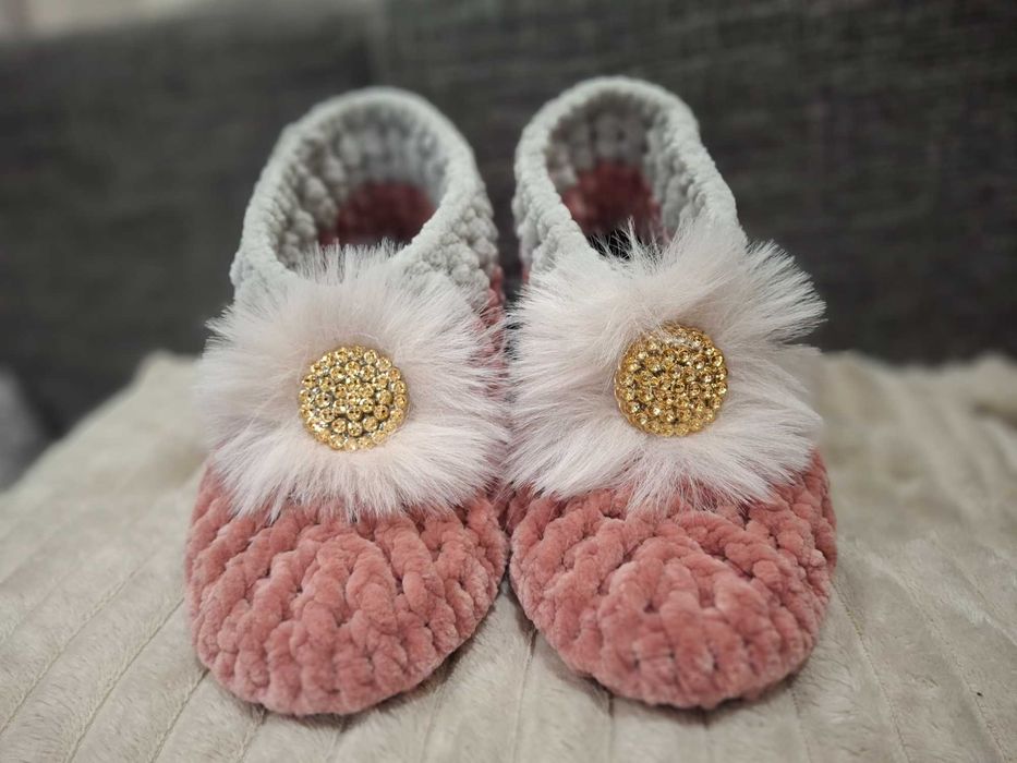 Плетени пантофки