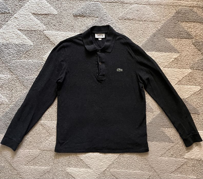 Lacoste Classic Fit поло с дълъг ръкав (L1313)