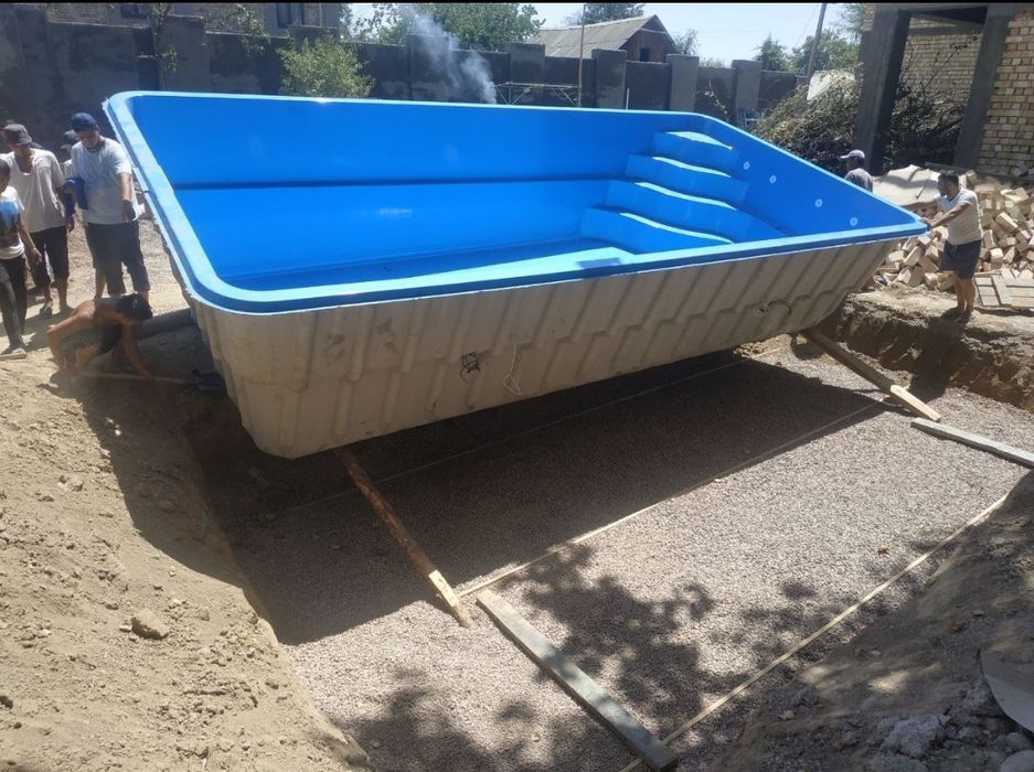 готовые кампазитный бассейн