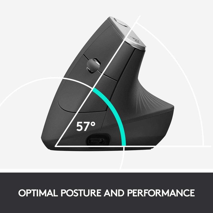 Logitech MX Vertical Ergonomic безжична ергономична мишка