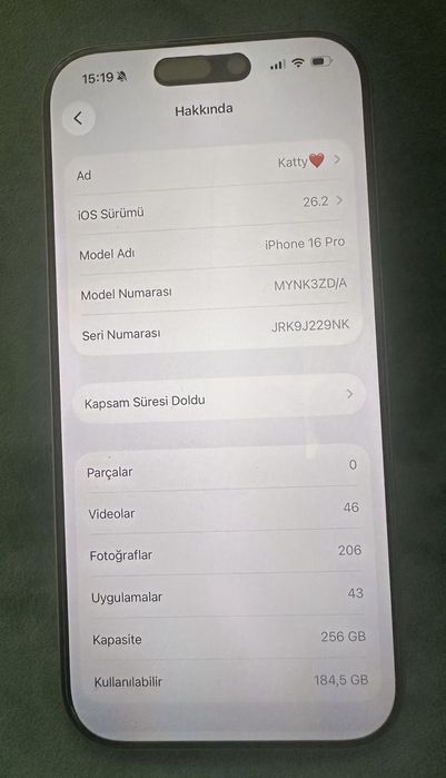 İphone 16 pro  256 GB Desert Titanium