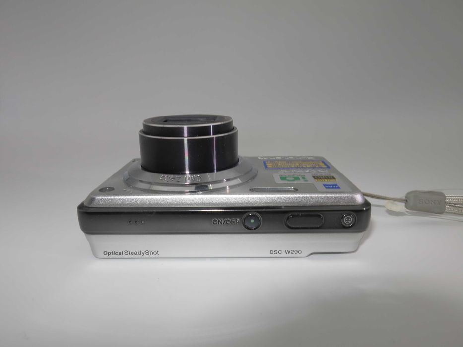 Sony Cyber-shot W290 компактен цифров фотоапарат, дигитална камера, оптика Zeiss супер качество, като НОВ, пълен комплект, работи отлично!