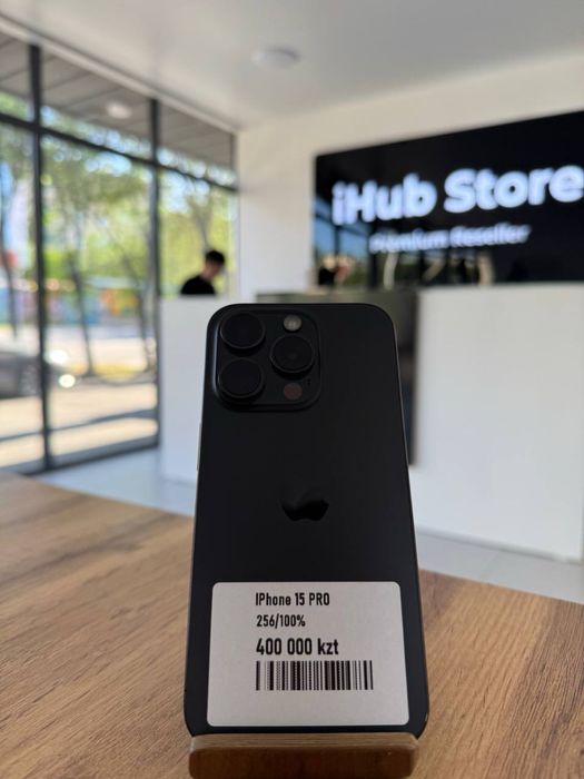 iPhone 15 Pro•256GB/100%BlackTitanium Айфон 15 Pro•256гб/100%ҚараТитан