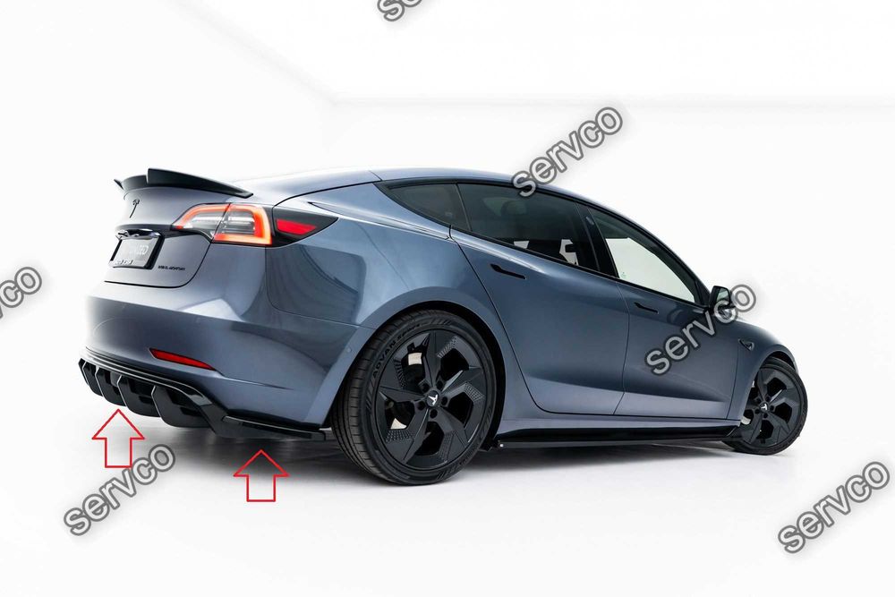 Prelungiri Body kit tuning Tesla Model 3 2017-2023 v4 - Maxton Design