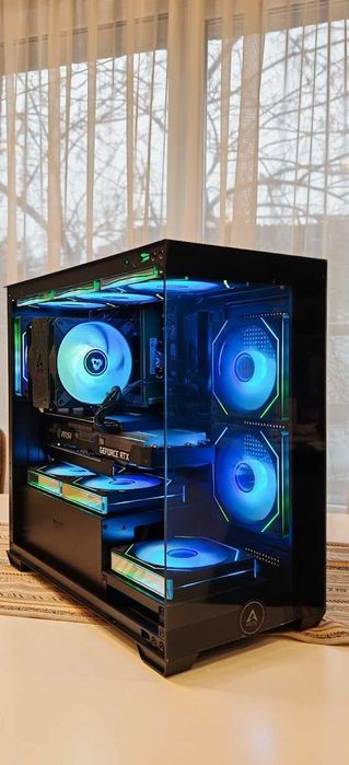 Геймърско РС Intel I5 13500 14/20 Core/32Gb D5/1TB SSD/MSI 3070/Гаранц