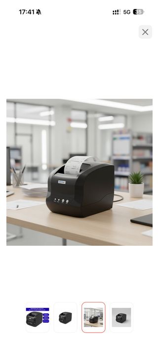 Принтер Xprinter XP-365B Bluetooth черный
