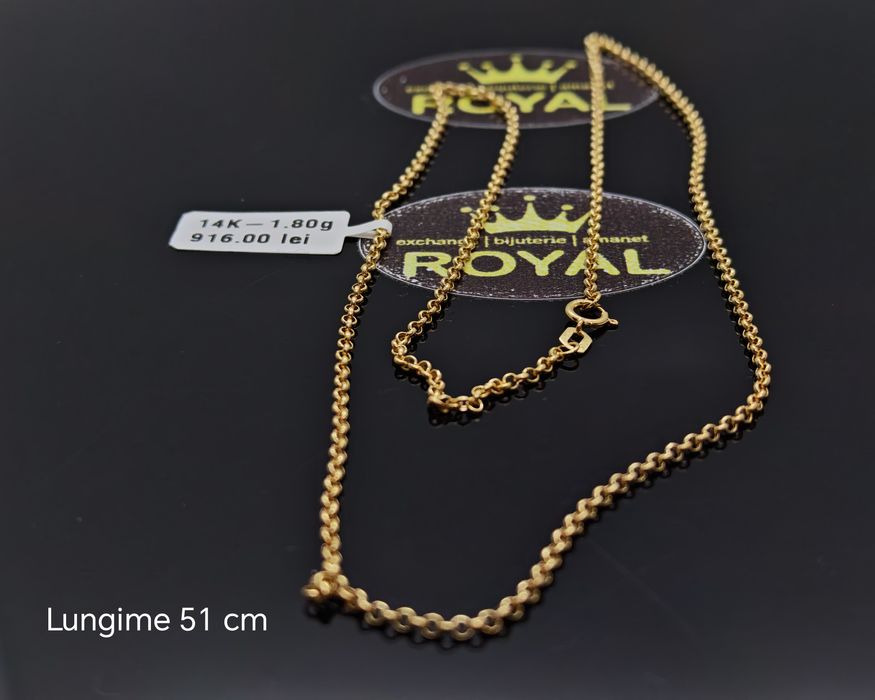 Bijuteria Royal: Lant aur 14k/1.80 gr