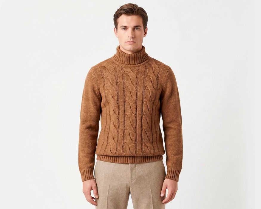 Romeo Gigli Оригинален мъжки пуловер размер М