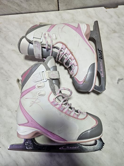 Patine 2015 gheata patinaj artistic Riedell marime eu  31-32 (20,5 cm)