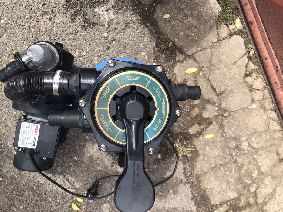 filtru nisip piscina hecht 302111 250 w 7 cai