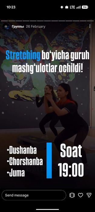 Fitness Embassy ayollar uchun 10 oy