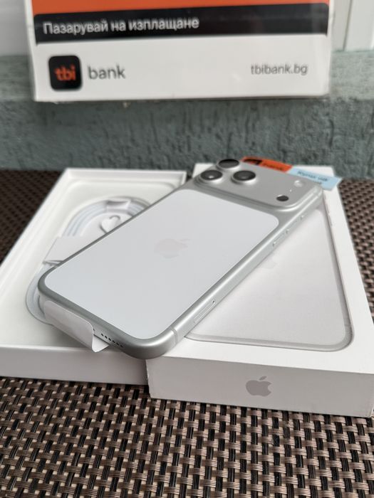 НОВ! *ЛИЗИНГ* iPhone 17 Pro Max 256Gb Silver Гаранция