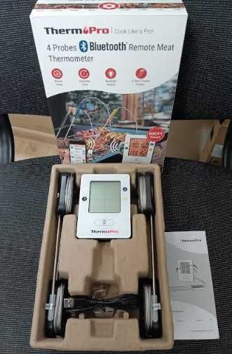 Bluetooth термометър за барбекю с 4 сонди ThermoPro TP25