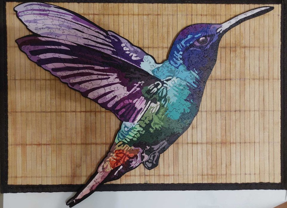 Пъзел дървен различни животни