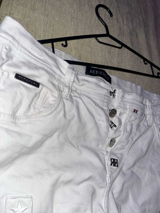 Blugi REDHOUSE white - Marimea 34 | EU 44 - L Originali