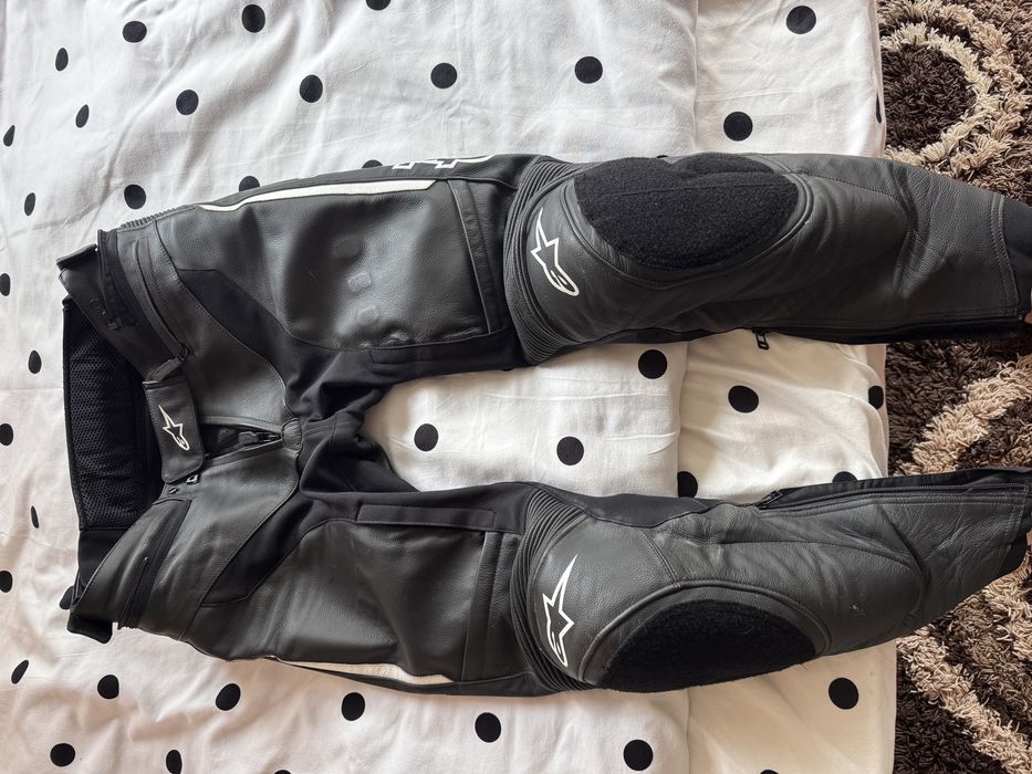 Pantaloni piele alpinestar missile V3