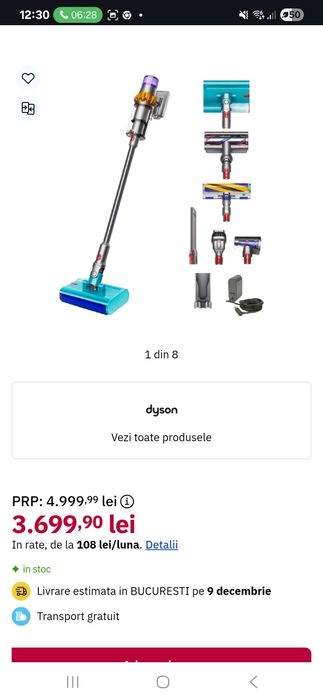 Dyson V15s detect submarine