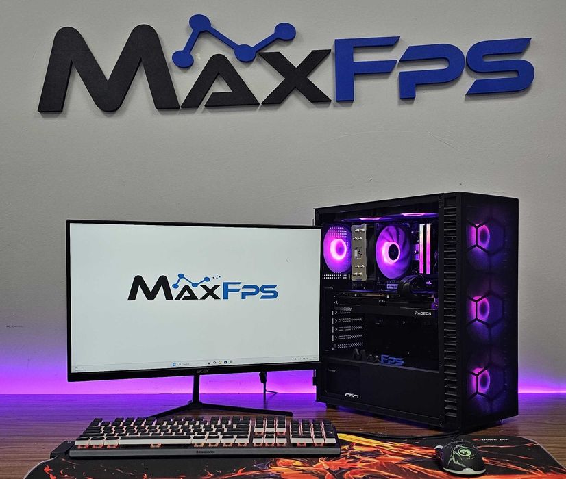 НОВО! RX7800XT, Ryzen 5 7600X, 32GB DDR5, 750W-GOLD Геймърски компютър