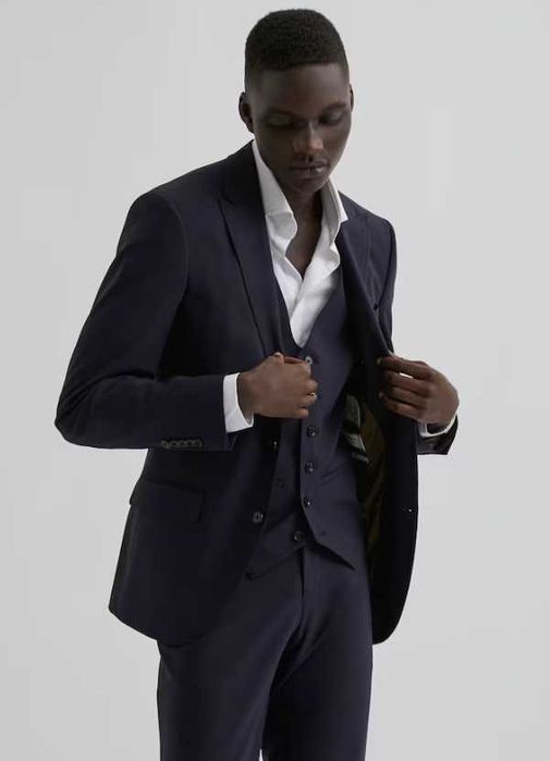 Sacou slim 48 M premium Bertoni lana super 100's