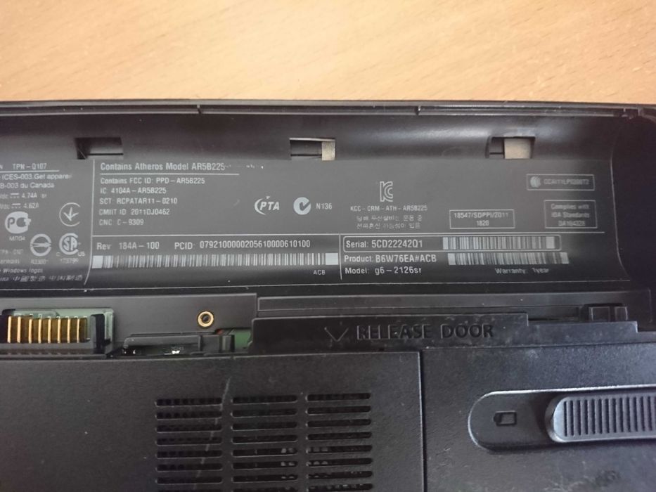 Продам ноутбук HP Pavilion G6.