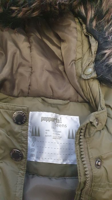 Geaca parka Pepperts masura 152 11-12 ani haina copii fetite