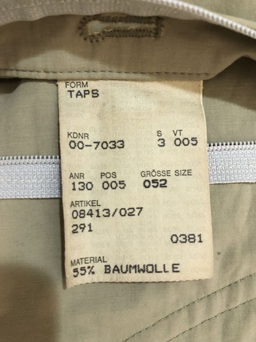 Шлифер/тренчкот BOSS Hugo Boss винтидж яке