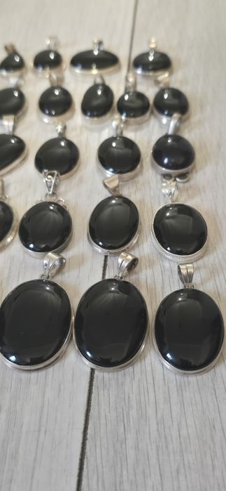 Pandante argint onix