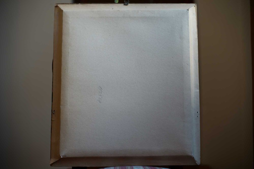 Tablou original N. Gangolea 38,5 x 33 cm ulei pe pânză