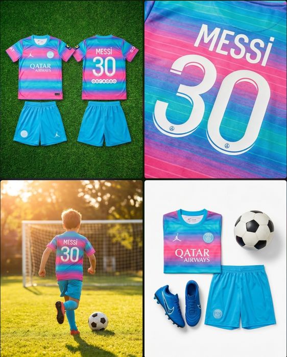 MESSI  детско юношески футболни екипи РЕТРО екипи