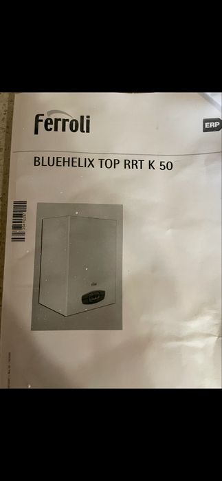 Продавам чисто нов газов котел Ferroli BLUEHELIX TOP RRT K 50
