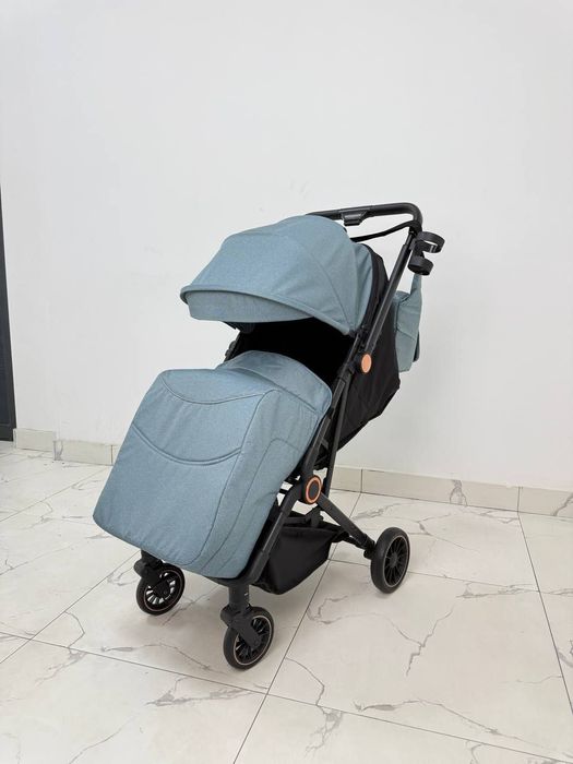 Premium Bolalar Aravachasi (Kulrang/Yashil/Ko'k) – Kangu Baby uslubida