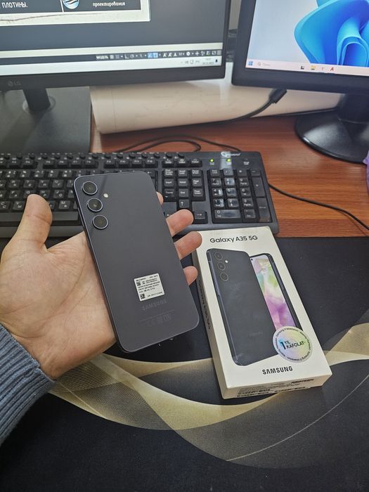 Samsung A35 5G 8/128gb[2025] ideal xolati yangiday kam iwlatilgan