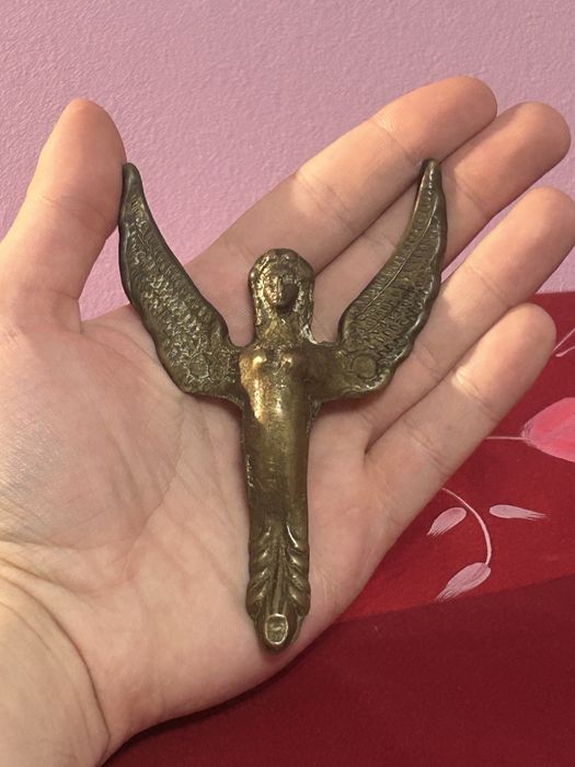 Figurină Vintage din Alamă – Înger