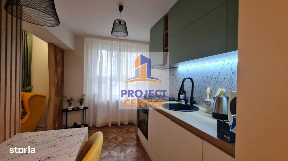 Apartament 2 camere Central, finisaje de lux, vedere panoramica spre c