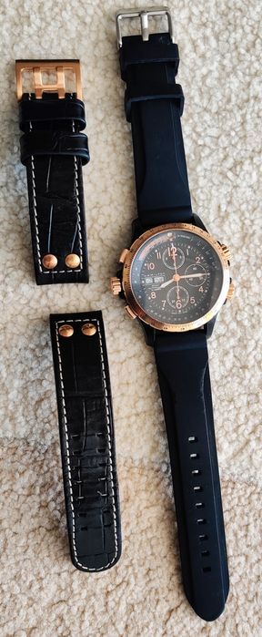 Ceas Hamilton X-Wind rose gold nou valjoux 7750 tag heuer longines