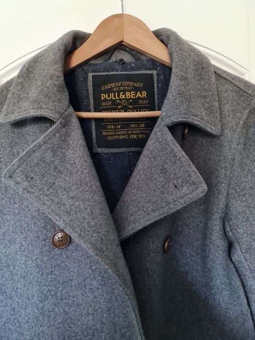 Palton Pull&Bear 80% lana