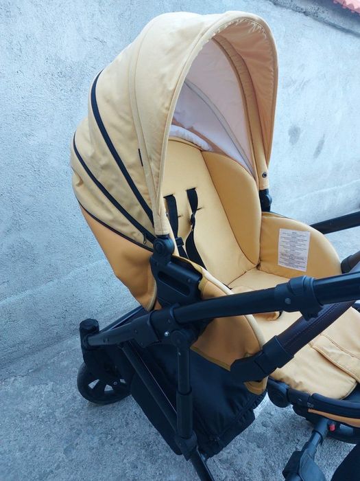 Бебешка количка 2 в 1 TUTIS VIVA LIFE, ЖЪЛТА