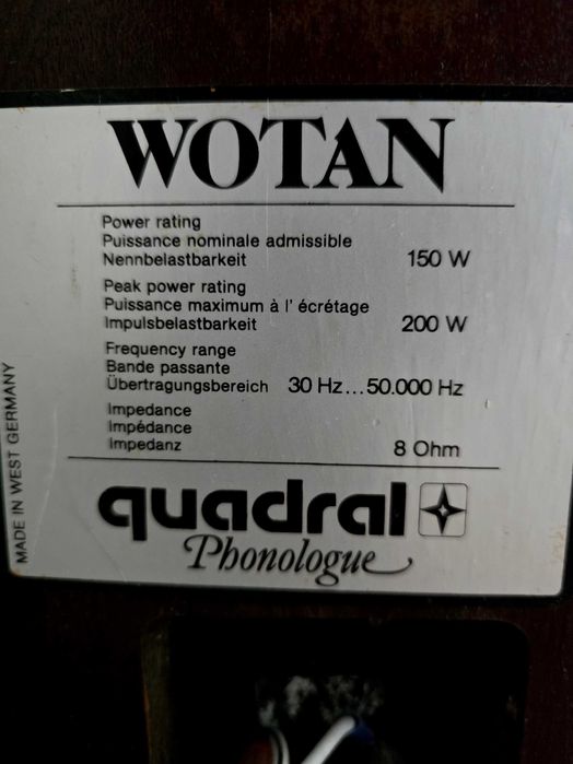 Quadral Wotan mk3