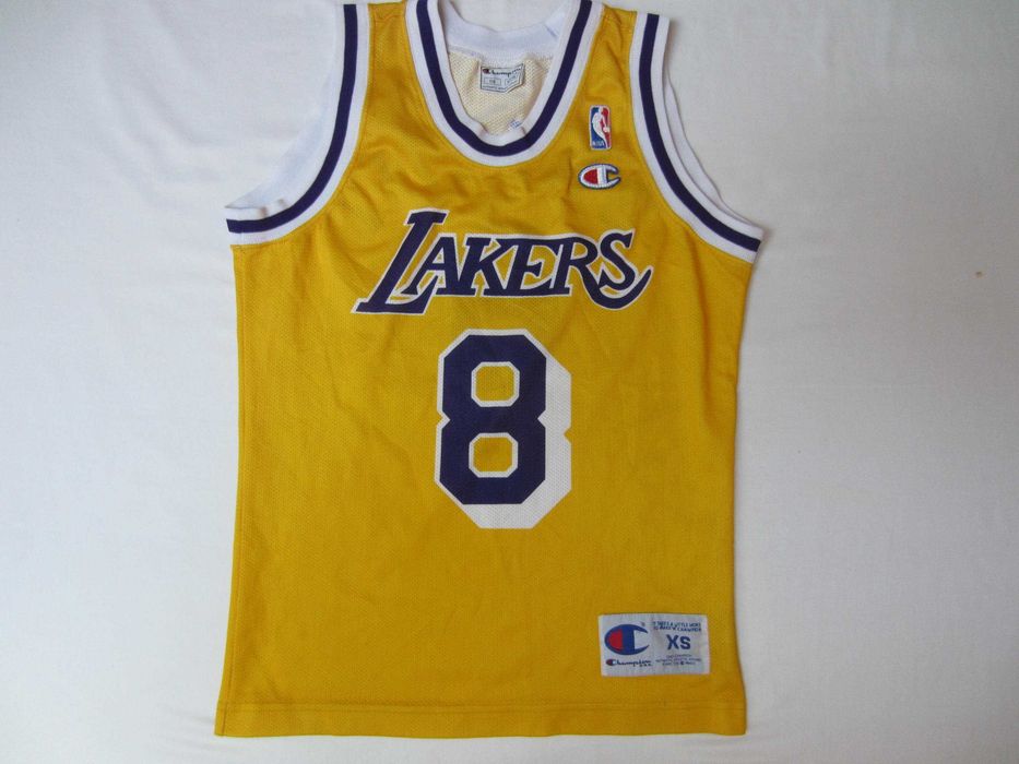 Maiou baschet Kobe BRYANT, NBA Lakers, masura 116 ( 5-6ani), Champion, stare f.buna