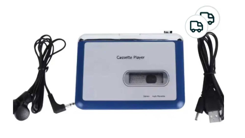 Casetofon portabil Bluetooth 4.2, USB , baterii AA