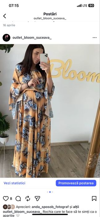 Vand rochita marime universla, care cade frumos pe corp