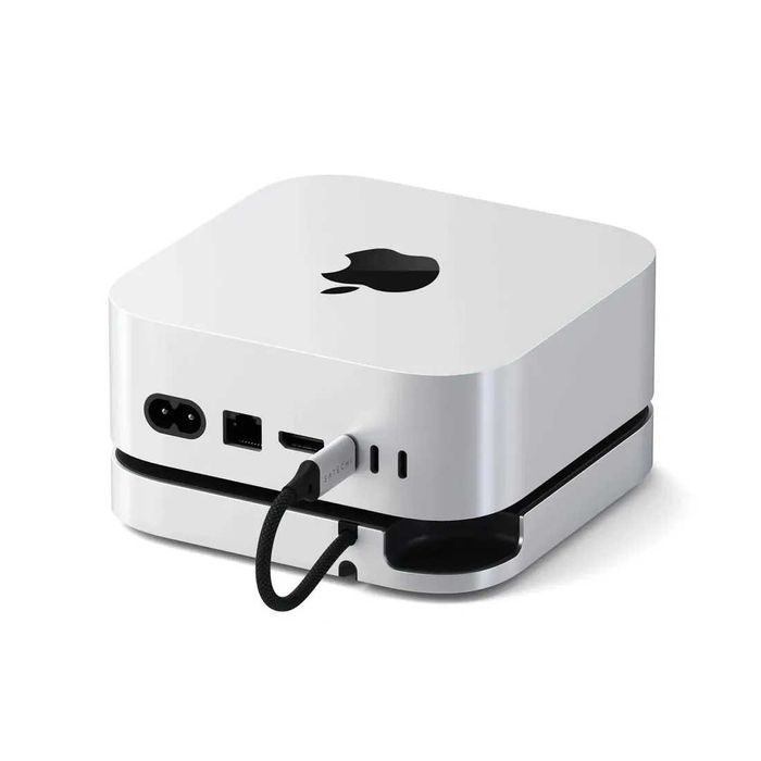 Док-станция Satechi Mac Mini M4 Stand & Hub with SSD Enclosure