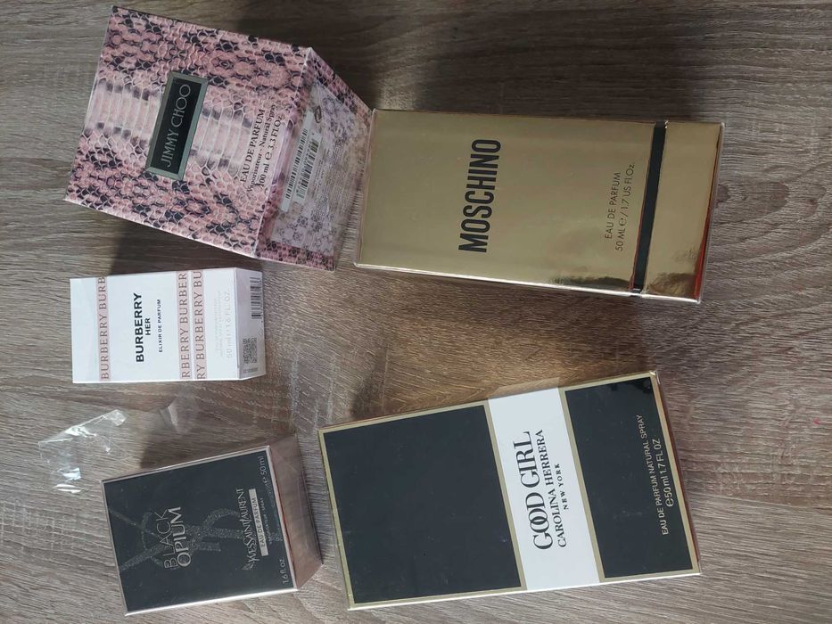 Оригинални парфюми Moschino / YSL, / Jimmy Choo / Burberry, C. Herrera